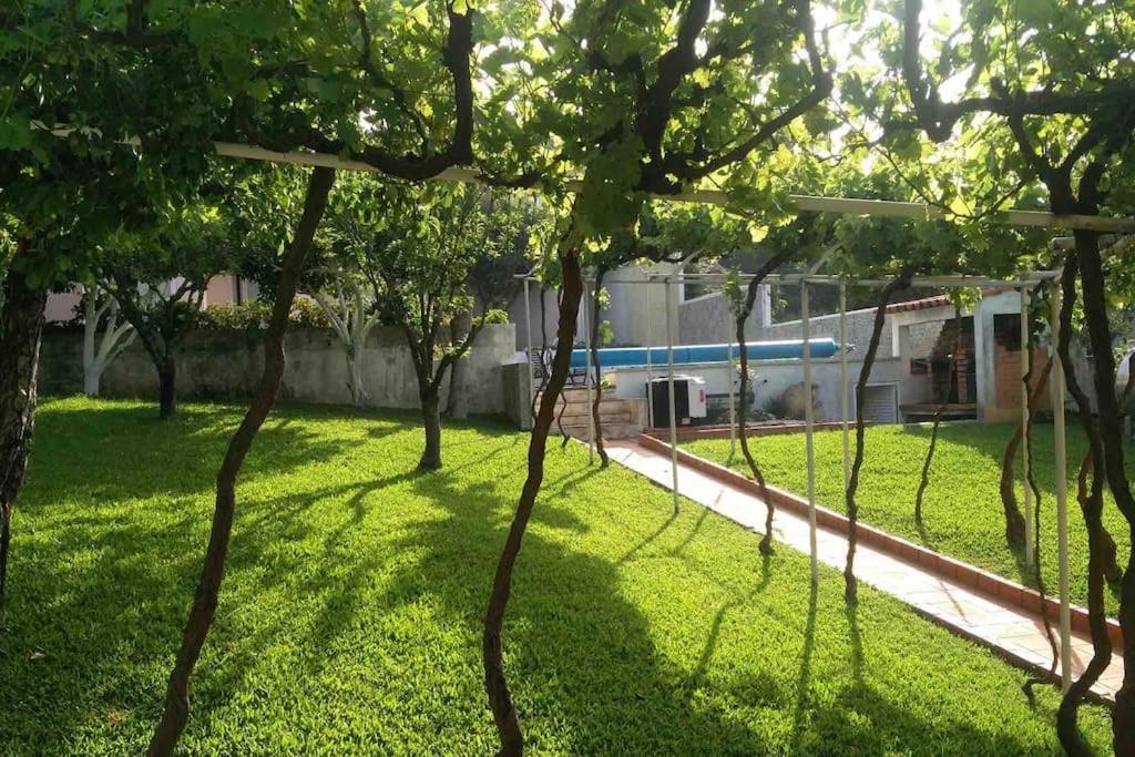 Vila Citrus Tree House, Private Pool And Garden. Angeja Exteriér fotografie